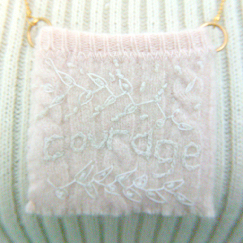 🔖 Thought pouch inspiration pendant courage